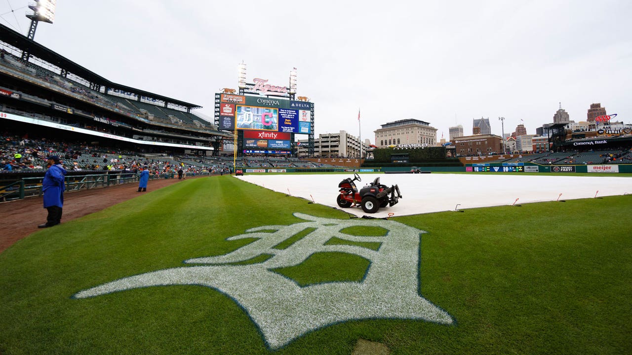 Rain washes out Tigers-Indians, game could be played Monday